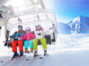 Ski en famille 