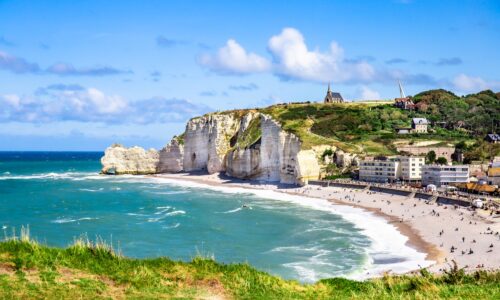 Falaises d'Étretat en Normandie