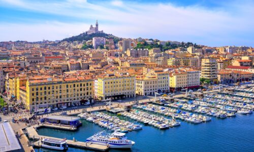 Vieux Port à Marseille dans les Bouches-du-Rhône